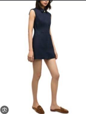 Veronica beard serina denim dress